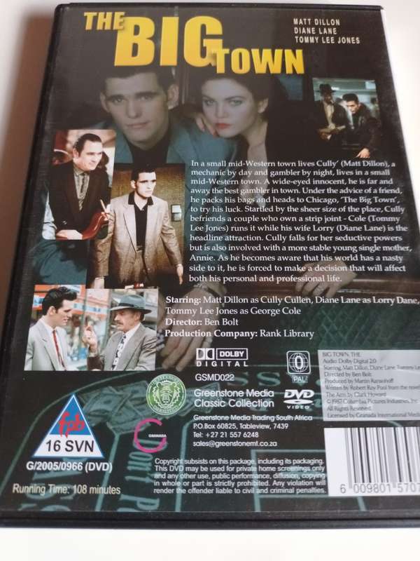 The Big Town DVD Movie