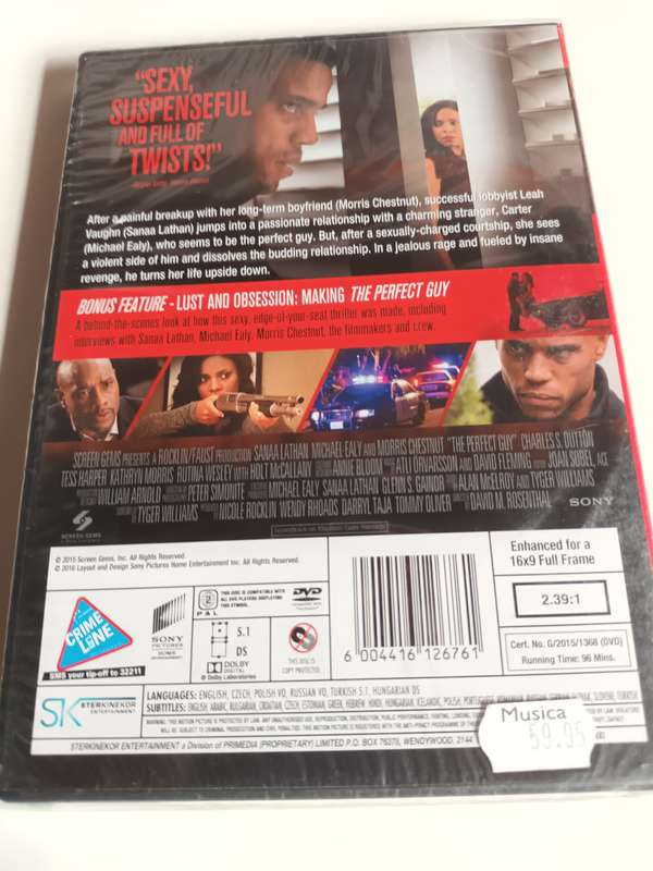 The Perfect Guy DVD Movie (Sealed)