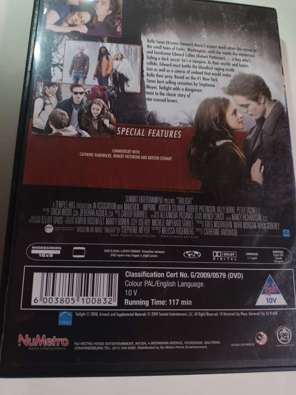 Twilight DVD Movie