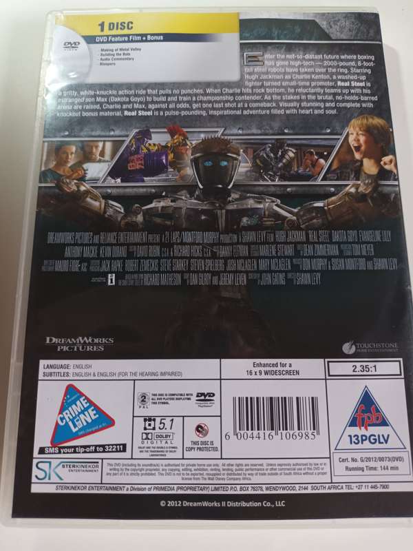 Real Steel DVD Movie
