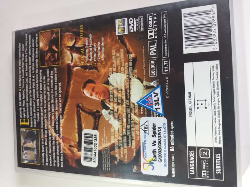 Earth vs The Spider DVD Movie