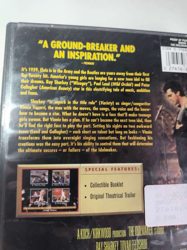 The Idolmaker DVD Movie