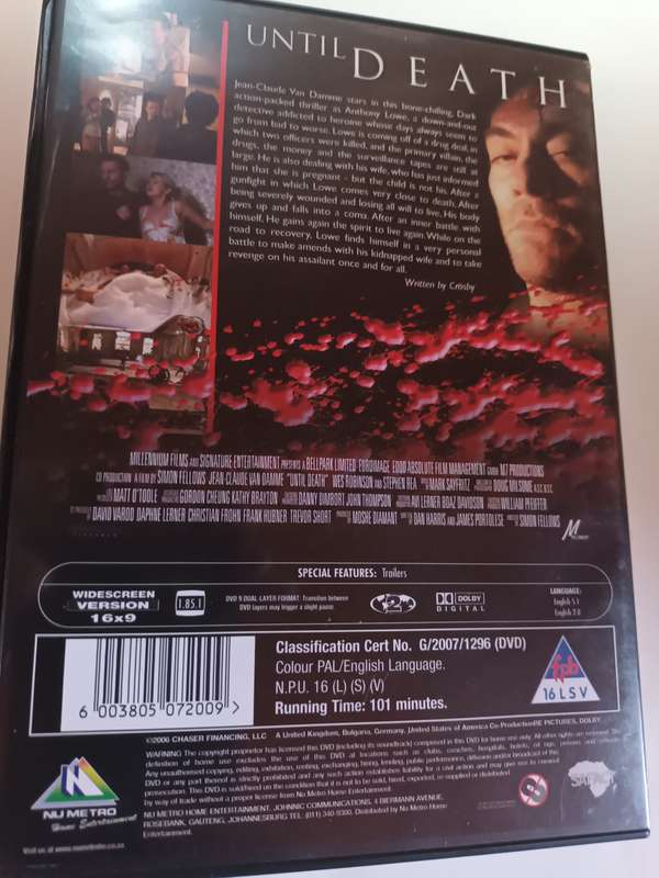 Until Death DVD Movie