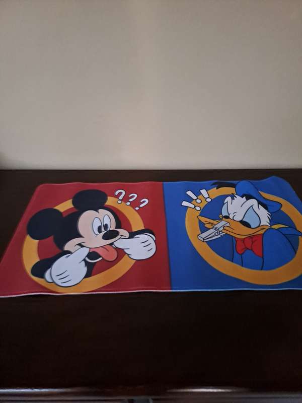Mouse Pad Large Mickey and Donald