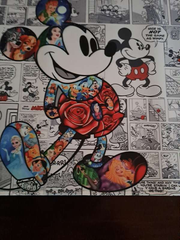 Mouse Pad Large Mickey - Comic