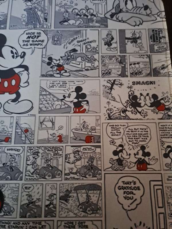 Mouse Pad Large Mickey - Comic