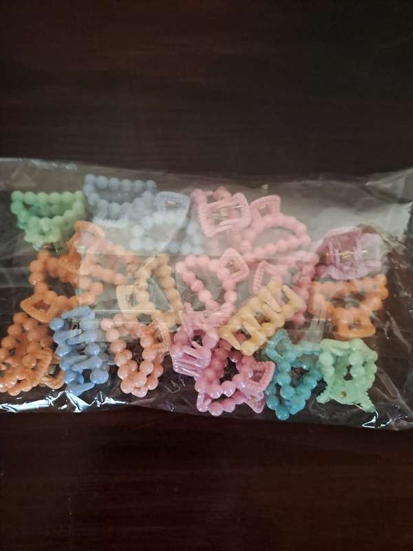 Hair Clips 20 Pieces Colourful