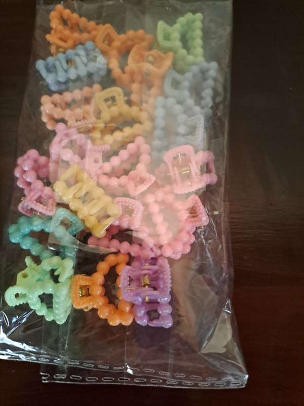 Hair Clips 20 Pieces Colourful