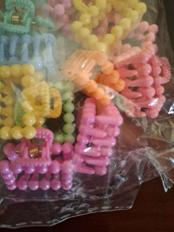 Hair Clips Rectangular Shape 20 pieces