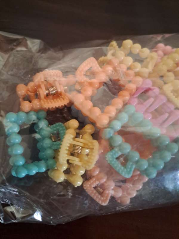 Hair Clips Rectangular Shape 20 pieces