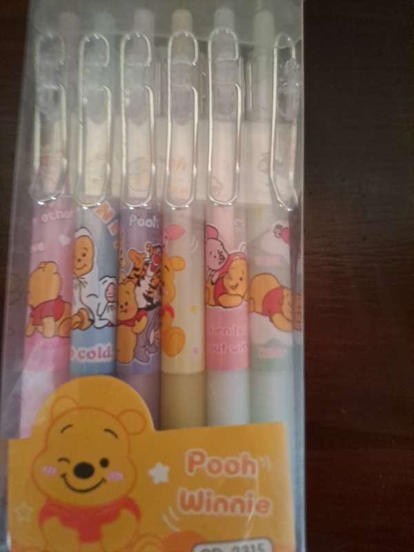 Pens Winnie 12 Pieces Black Gel