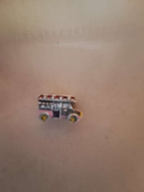 9.25 Silver Funky Motorhome Bracelet Charm