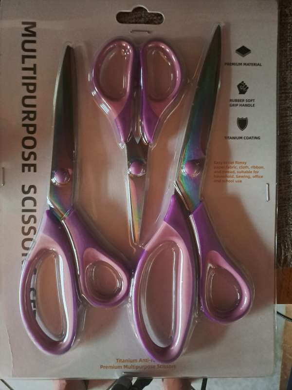 Scissors 3 in a set Titanium Coating