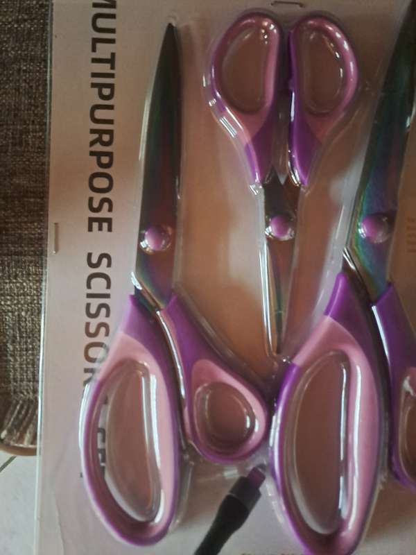 Scissors 3 in a set Titanium Coating