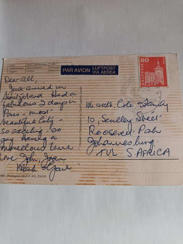 Old Postcard Switzerland