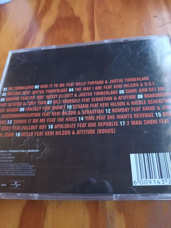 Timbaland Music CD