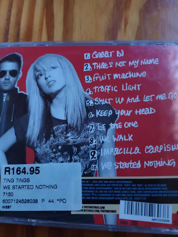 The Ting Tings Music CD