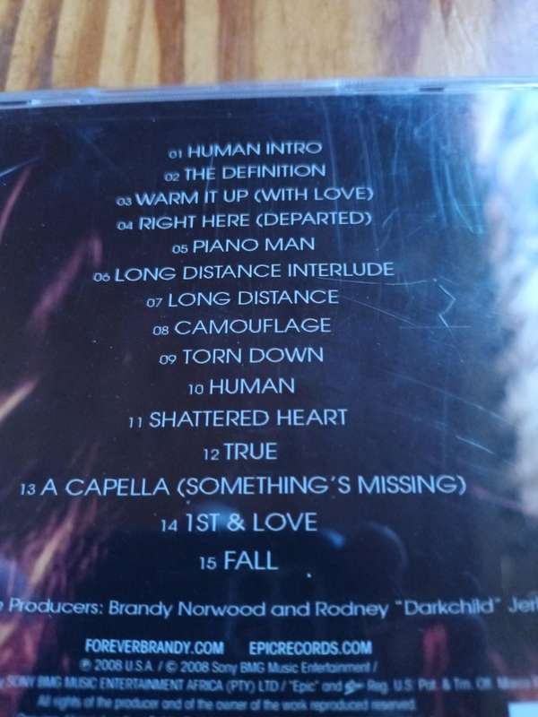 Brandy Music CD