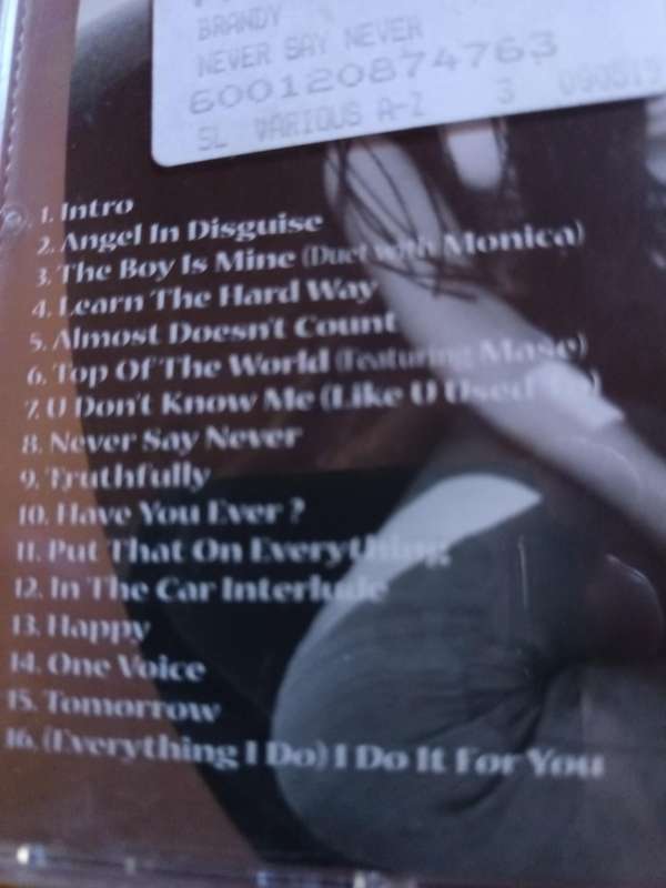 Brandy Music CD