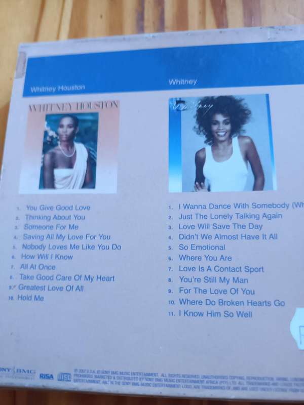 Whitney Houston Double Music CD