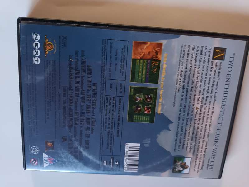 Rob Roy DVD Movie
