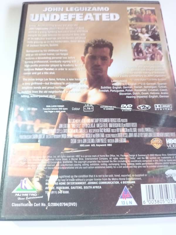 Undefeated DVD Movie