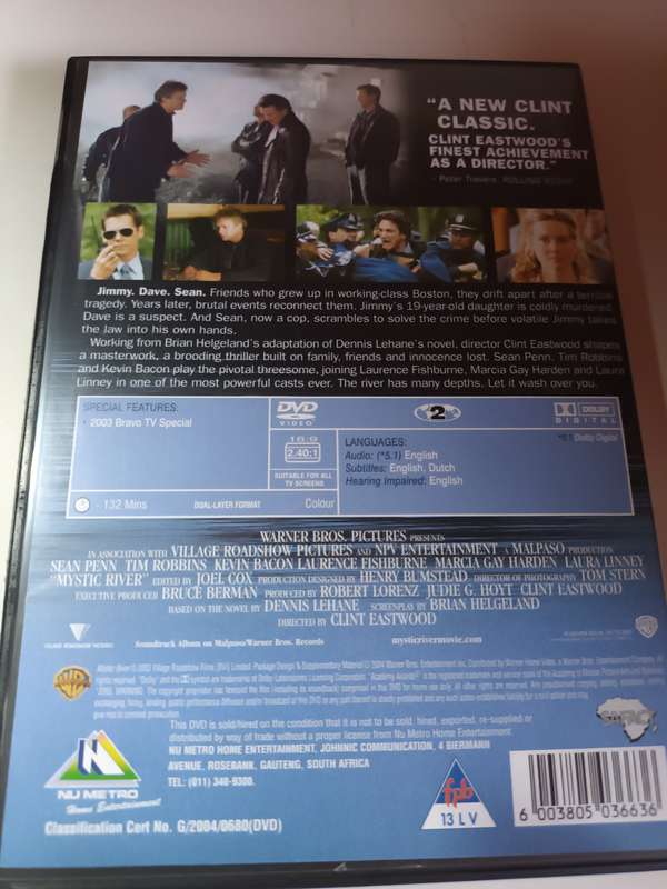 Mystic River DVD Movie