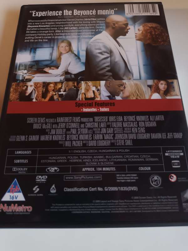 Obsessed DVD Movie