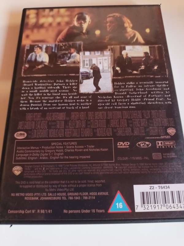 Fallen DVD Movie