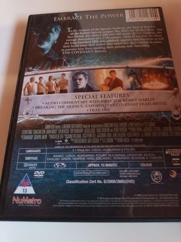 The Covenant DVD Movie