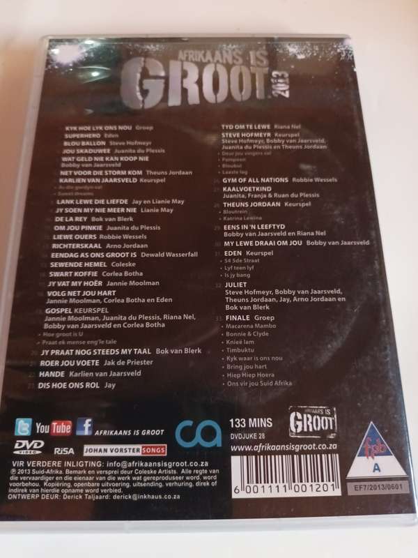Afrikaans Is Groot DVD