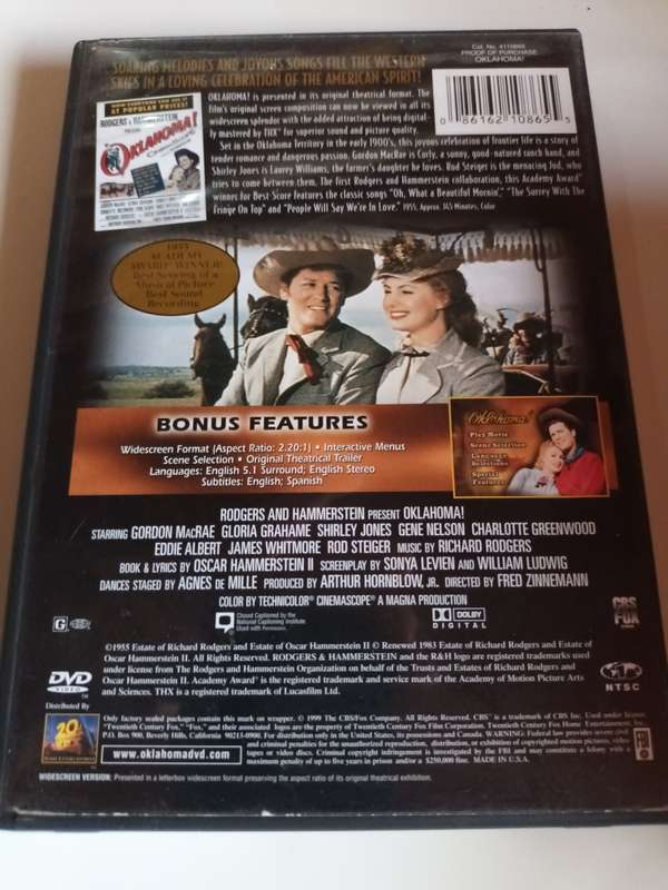 Oklahoma DVD Movie