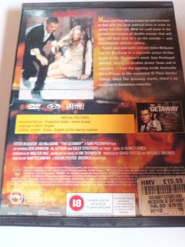 The Getaway DVD Movie