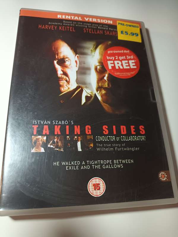 Taking Sides DVD Movie