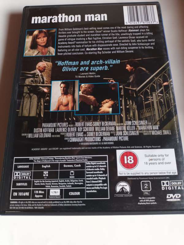 Marathon Man DVD Movie