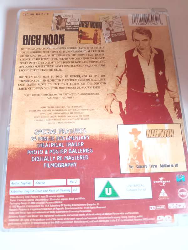 High Noon DVD Movie