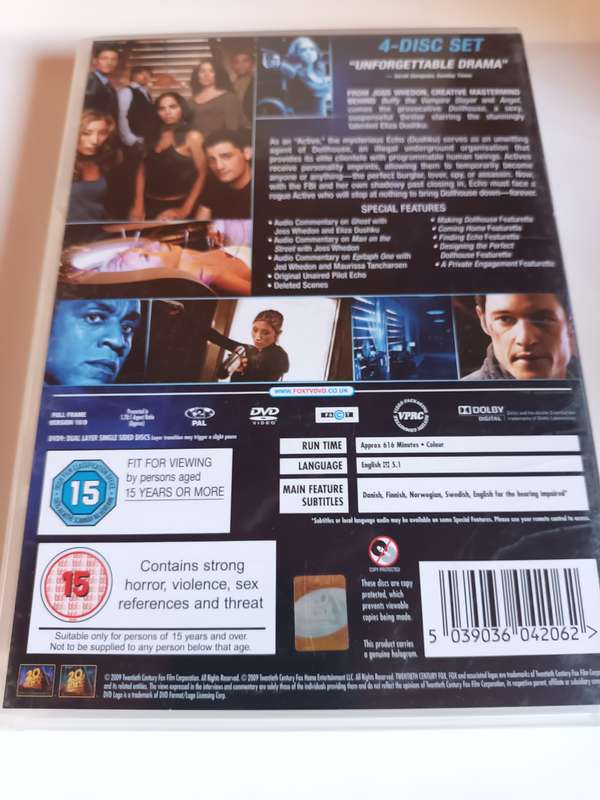 Dollhouse Complete Season One 4 DVD Set