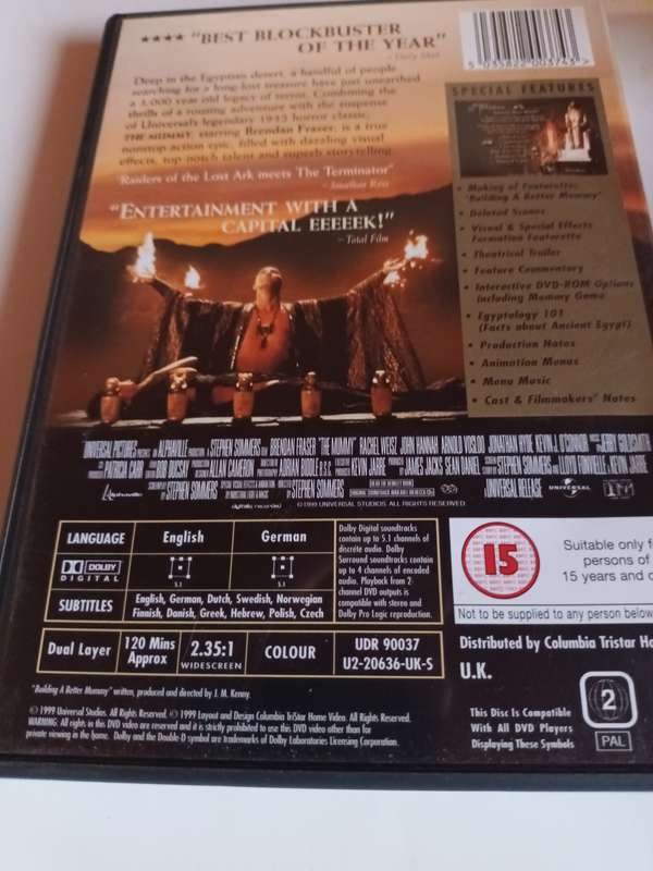 The Mummy DVD Movie