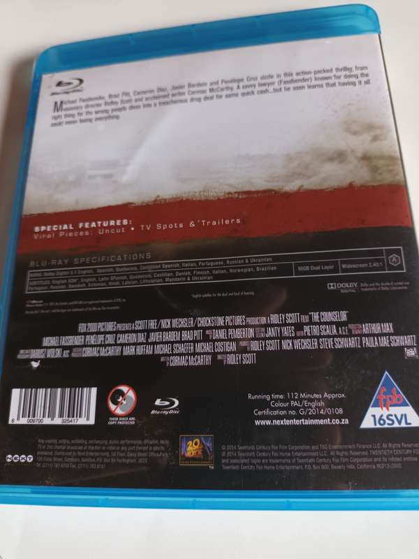The Counselor Blu-ray Movie