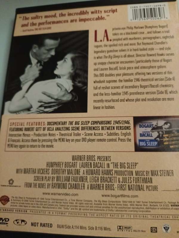 The Big Sleep DVD Movie