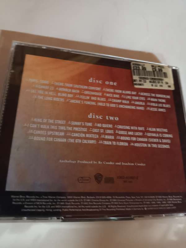 Music by Ry Cooder Double Music CD