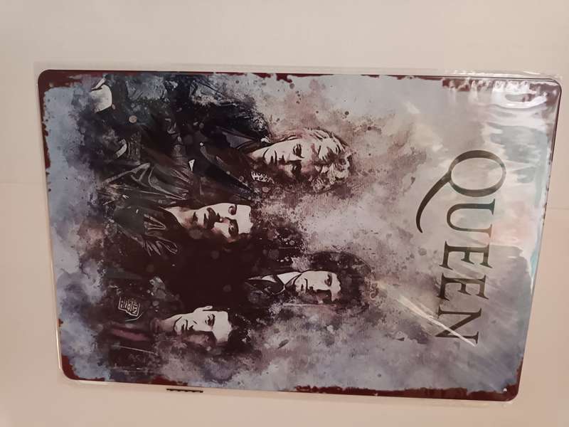 Queen Tin Metal Sign