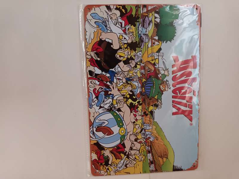 Asterix Tin Metal Sign