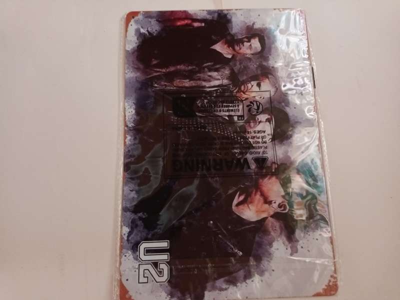 U2 Tin Metal Sign