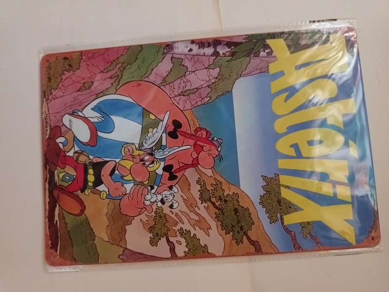 Asterix Tin Metal Sign