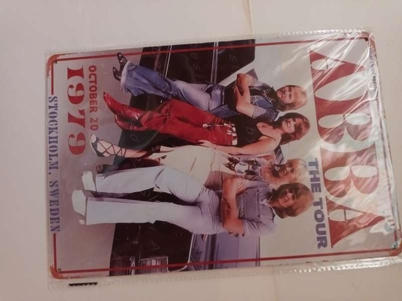 ABBA Tin Metal Sign