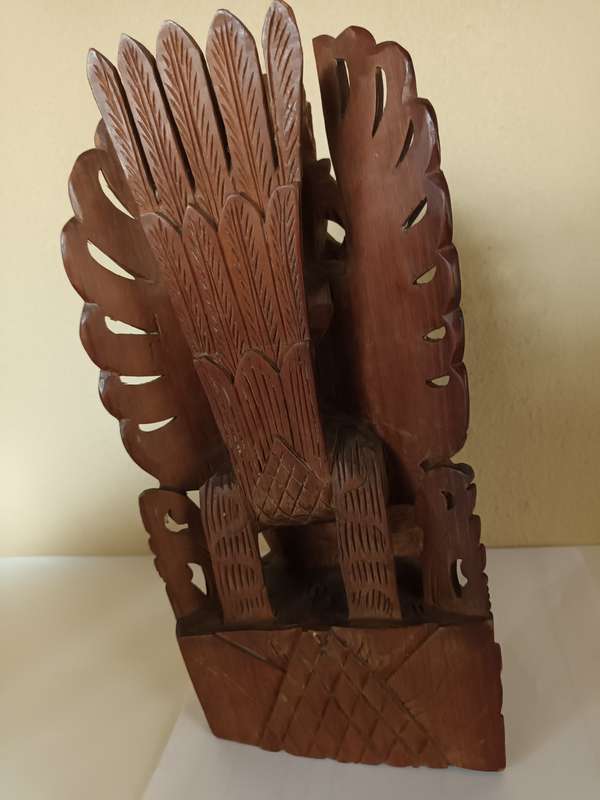 Genuine Wood Carving - Maya/Aztec Maybe