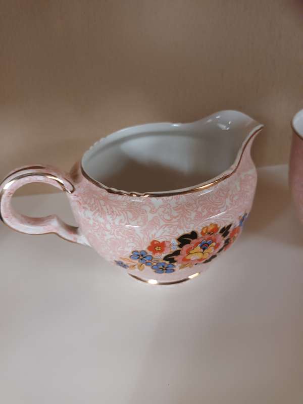 Vintage Maddock Fairfield Creamer and Sugar Bowl