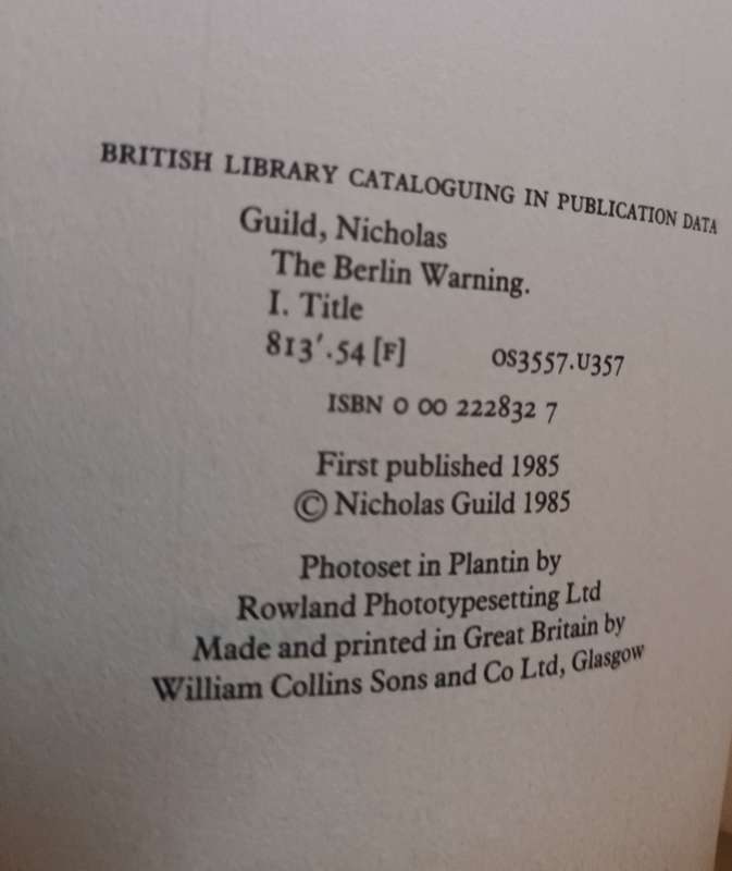 The Berlin Warning - Nicholas Guild