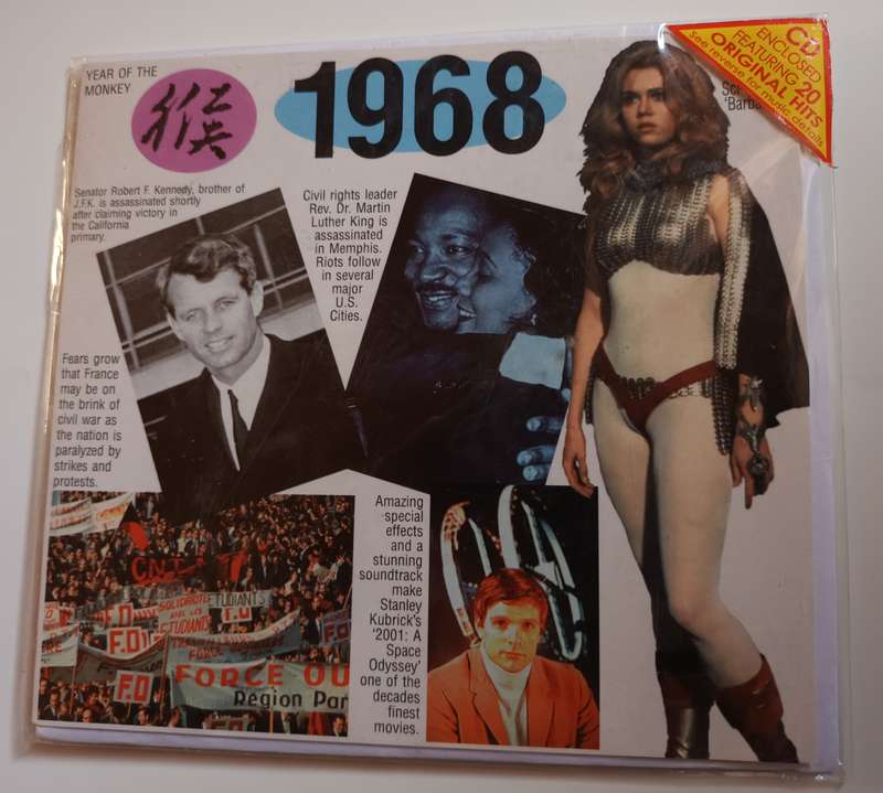 20 Original Chart Hits 1968 CD With Card